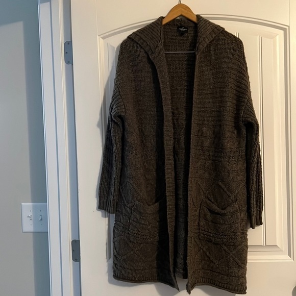 American Eagle Soft Wool blend  Long Sweater Coat Cardigan - Picture 1 of 5